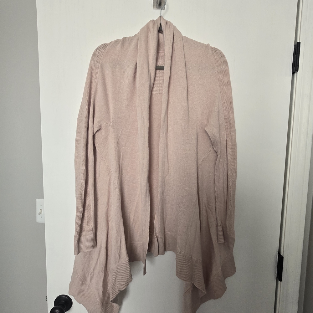 ​Lululemon Savasana Wrap Cardigan Sweater - Pink Peony - Size M